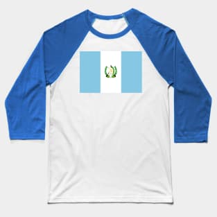 Flag of Guatemala Baseball T-Shirt